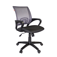 Кресло офисное Easy Chair 304TC NET серое/черное (сетка/ткань, пластик) фото Кресло офисное Easy Chair 304TC NET серое/черное (сетка/ткань, пластик)