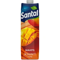 Нектар Santal манговый с мякотью 1 л фото Нектар Santal манговый с мякотью 1 л
