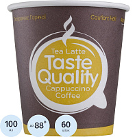 Стакан одноразовый бумажный Formacia TasteQuality 120/100 мл (60 штук в упаковке) фото Стакан одноразовый бумажный Formacia TasteQuality 120/100 мл (60 штук в упаковке)