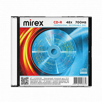Диск CD-R MIREX, 700 Мб, 48x, Slim Case, 1 штука, UL120051A8S фото Диск CD-R MIREX, 700 Мб, 48x, Slim Case, 1 штука, UL120051A8S