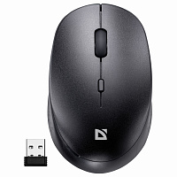 Мышь беспроводная DEFENDER Auris MB-027, USB, 3 кнопки + 1 колесо-кнопка, оптическая, черная, 52027 фото Мышь беспроводная DEFENDER Auris MB-027, USB, 3 кнопки + 1 колесо-кнопка, оптическая, черная, 52027