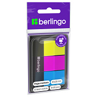 Флажки-закладки Berlingo, 45*20мм, 20л*3 неоновых цвета, в диспенсере фото Флажки-закладки Berlingo, 45*20мм, 20л*3 неоновых цвета, в диспенсере