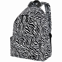 Рюкзак BRAUBERG СИТИ-ФОРМАТ универсальный, "Zebra", белый/черный, 41х32х14 см, 271680 фото Рюкзак BRAUBERG СИТИ-ФОРМАТ универсальный, "Zebra", белый/черный, 41х32х14 см, 271680