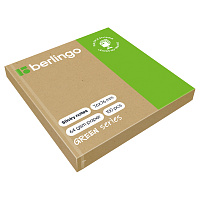 Самоклеящийся блок Berlingo "Green Series", 76*76мм, 100л., крафтовая бумага фото Самоклеящийся блок Berlingo "Green Series", 76*76мм, 100л., крафтовая бумага