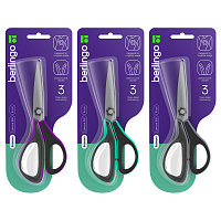 Ножницы Berlingo "Easycut 350", 15см, ассорти, эргономичные ручки, мягкие вставки, европодвес фото Ножницы Berlingo "Easycut 350", 15см, ассорти, эргономичные ручки, мягкие вставки, европодвес
