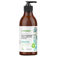 Крем для рук и тела Synergetic Сандал и ягоды можжевельника 380 мл