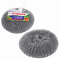 Губка (мочалка) металлическая, сетчатая, 100 г, БОЛЬШАЯ (XXL), для посуды, гриля, плиты, LAIMA, 603106 фото Губка (мочалка) металлическая, сетчатая, 100 г, БОЛЬШАЯ (XXL), для посуды, гриля, плиты, LAIMA, 603106