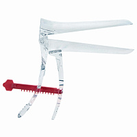 Зеркало гинекологическое КПИ одноразовое размер 1(S) поворотный фиксатор (130 штук в упаковке)