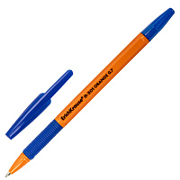 Ручка шариковая неавтоматическая Erich Krause R-301 Orange Stick&Grip синяя (толщина линии 0.35 мм) фото Ручка шариковая неавтоматическая Erich Krause R-301 Orange Stick&Grip синяя (толщина линии 0.35 мм)