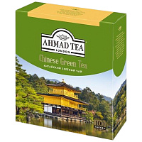 Чай Ahmad Tea "Китайский", зеленый, 100 пакетиков по 1,8г фото Чай Ahmad Tea "Китайский", зеленый, 100 пакетиков по 1,8г