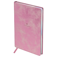 Ежедневник недатированный, А5, 136л., кожзам, BG "Shimmer. Pink", розовый, голографический срез фото Ежедневник недатированный, А5, 136л., кожзам, BG "Shimmer. Pink", розовый, голографический срез