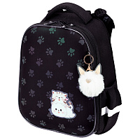 Ранец BRAUBERG LUMINOUS, 2 отделения, с брелоком, "Paws", СВЕТЯЩИЙСЯ РИСУНОК, 38х29х16 см, 271366 фото Ранец BRAUBERG LUMINOUS, 2 отделения, с брелоком, "Paws", СВЕТЯЩИЙСЯ РИСУНОК, 38х29х16 см, 271366