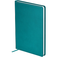 Ежедневник недатированный, А6, 136л., твердый переплет, кожзам, BG "Winner. Dark teal", темно-бирюзовый фото Ежедневник недатированный, А6, 136л., твердый переплет, кожзам, BG "Winner. Dark teal", темно-бирюзовый