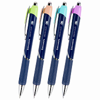 Ручка шариковая автоматическая с грипом BRAUBERG DELTA CLIP, СИНЯЯ, ассорти, узел 0,7 мм, линия письма 0,35 мм,144201 фото Ручка шариковая автоматическая с грипом BRAUBERG DELTA CLIP, СИНЯЯ, ассорти, узел 0,7 мм, линия письма 0,35 мм,144201