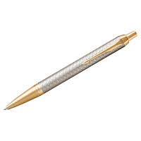 Ручка шариковая Parker IM Warm Silver Grey GT цвет чернил синий, цвет корпуса серебристый (артикул производителя 1931687) фото Ручка шариковая Parker IM Warm Silver Grey GT цвет чернил синий, цвет корпуса серебристый (артикул производителя 1931687)