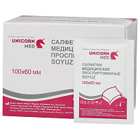 Спиртовые салфетки антисептические 60х100 мм, КОМПЛЕКТ 100 шт., SOYUZ, короб, СП11-13