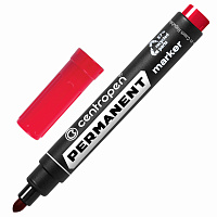 Маркер перманентный CENTROPEN 8566, КРАСНЫЙ, круглый наконечник, 2,5 мм, 5 8566 0104 фото Маркер перманентный CENTROPEN 8566, КРАСНЫЙ, круглый наконечник, 2,5 мм, 5 8566 0104