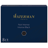 Картриджи чернильные для перьевой ручки Waterman Cartridge Size Standard черный (8 штук в упаковке) фото Картриджи чернильные для перьевой ручки Waterman Cartridge Size Standard черный (8 штук в упаковке)