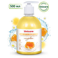 Мыло жидкое Unicare медовое антибактериальное 500 мл (с помповым дозатором) фото Мыло жидкое Unicare медовое антибактериальное 500 мл (с помповым дозатором)
