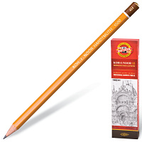 Карандаш чернографитный 4H Koh-I-Noor 1500 заточенный шестигранный