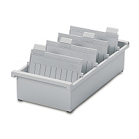 Картотека для карточек Han А5 на 1300 карточек (347x228x96 мм, открытая)