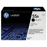 Картридж лазерный HP 55A CE255A чёрный оригинальный