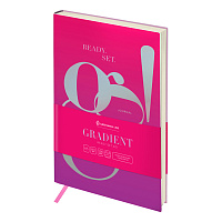 Ежедневник недатированный, А5, 136л., кожзам, Greenwich Line "Gradient. Ready. Set. Go", тон. блок фото Ежедневник недатированный, А5, 136л., кожзам, Greenwich Line "Gradient. Ready. Set. Go", тон. блок