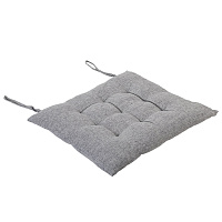 Подушка на стул "РОГОЖКА", 40x40 см, полиэстер, светло-серая, PRIMILA (ПРИМИЛА) LUX, 700498 фото Подушка на стул "РОГОЖКА", 40x40 см, полиэстер, светло-серая, PRIMILA (ПРИМИЛА) LUX, 700498