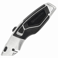 Нож универсальный мощный BRAUBERG "Professional", 4 лезвия в комплекте, автофиксатор, металл, 237160 фото Нож универсальный мощный BRAUBERG "Professional", 4 лезвия в комплекте, автофиксатор, металл, 237160