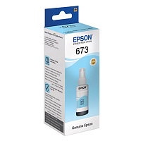 Чернила Epson T6735 C13T67354A светло-голубые оригинальные