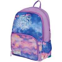 Рюкзак Berlingo Light "Sky lilac" 39,5*28*16см, 2 отделения, 3 кармана, уплотненная спинка фото Рюкзак Berlingo Light "Sky lilac" 39,5*28*16см, 2 отделения, 3 кармана, уплотненная спинка