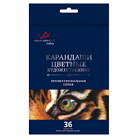Карандаши цветные Vista-Artista "Gallery", 36цв., заточен., картон, европодвес фото Карандаши цветные Vista-Artista "Gallery", 36цв., заточен., картон, европодвес