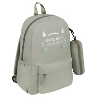 Рюкзак MESHU "Lovely", 43*30*13см, 1 отделение, 3 кармана, уплотненная спинка, в комплекте пенал 19,5*4*5см