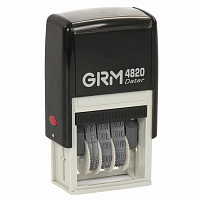 Датер-мини месяц буквами, оттиск 22х4 мм синий, GRM 4820, 124361131 фото Датер-мини месяц буквами, оттиск 22х4 мм синий, GRM 4820, 124361131