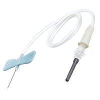Игла-бабочка Improvacuter 23G 0.6х19 мм голубая с луер-адаптером (100 штук в упаковке) фото Игла-бабочка Improvacuter 23G 0.6х19 мм голубая с луер-адаптером (100 штук в упаковке)