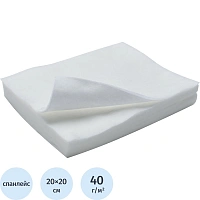 Салфетка одноразовая Инмедиз нестерильная в сложении 20x20 см белая (100 штук в упаковке)