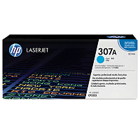 Картридж лазерный HP 307A CE741A голубой оригинальный фото Картридж лазерный HP 307A CE741A голубой оригинальный