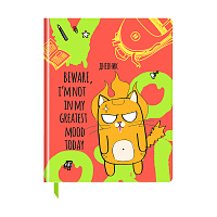 Дневник 1-11 кл. 48л. (твердый) BG "Mood today", иск. кожа, полноцветная неоновая печать фото Дневник 1-11 кл. 48л. (твердый) BG "Mood today", иск. кожа, полноцветная неоновая печать