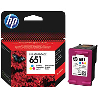 Картридж струйный HP 651 C2P11AE цветной оригинальный фото Картридж струйный HP 651 C2P11AE цветной оригинальный