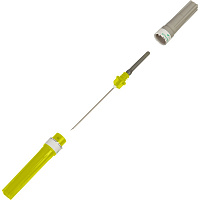 Игла двусторонняя Vacuette 20G 0.9x25 мм желтая (100 штук в упаковке) фото Игла двусторонняя Vacuette 20G 0.9x25 мм желтая (100 штук в упаковке)