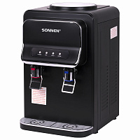 Кулер для воды SONNEN TSE-02WB, настольный, НАГРЕВ/ОХЛАЖДЕНИЕ ЭЛЕКТРОННОЕ, 2 крана, черный, 456174 фото Кулер для воды SONNEN TSE-02WB, настольный, НАГРЕВ/ОХЛАЖДЕНИЕ ЭЛЕКТРОННОЕ, 2 крана, черный, 456174
