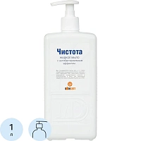 Мыло жидкое дезинф. Чистота 1,0 л (с дозатором)