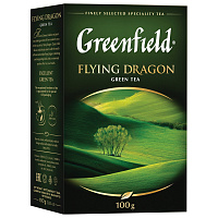 Чай листовой зеленый Greenfield Flying Dragon 100 г фото Чай листовой зеленый Greenfield Flying Dragon 100 г