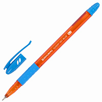 Ручка шариковая масляная с грипом BRAUBERG GLASSY SKY BLUE, СВЕТЛО-СИНЯЯ, узел 0,7 мм, линия письма 0,35 мм, 144107 фото Ручка шариковая масляная с грипом BRAUBERG GLASSY SKY BLUE, СВЕТЛО-СИНЯЯ, узел 0,7 мм, линия письма 0,35 мм, 144107