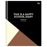 Дневник 1-11 кл. 40л. (твердый) BG "Happy diary black", глянцевая ламинация фото Дневник 1-11 кл. 40л. (твердый) BG "Happy diary black", глянцевая ламинация