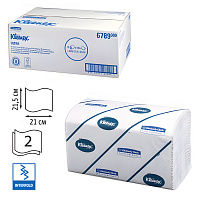 Полотенца бумажные листовые Kimberly Clark Kimberly-Clark Z-сложение 2-слойные белые 15 пачек по 186 листов (6789) фото Полотенца бумажные листовые Kimberly Clark Kimberly-Clark Z-сложение 2-слойные белые 15 пачек по 186 листов (6789)