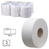 Бумага туалетная в рулонах KIMBERLY-CLARK Scott Mini Jumbo 2-слойная 12 рулонов по 200 метров (артикул производителя 8512) фото Бумага туалетная в рулонах KIMBERLY-CLARK Scott Mini Jumbo 2-слойная 12 рулонов по 200 метров (артикул производителя 8512)