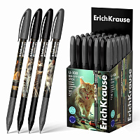 Ручка шариковая масляная ERICH KRAUSE U-108 "Stick Big City Cats", СИНЯЯ, узел 1 мм, линия 0,5 мм, 63103 фото Ручка шариковая масляная ERICH KRAUSE U-108 "Stick Big City Cats", СИНЯЯ, узел 1 мм, линия 0,5 мм, 63103