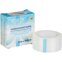 Пластырь фиксирующий Leiko plaster 2х500 см полимерная основа фото Пластырь фиксирующий Leiko plaster 2х500 см полимерная основа