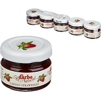 Конфитюр порционный Darbo клубника 28 г (5 штук в упаковке) фото Конфитюр порционный Darbo клубника 28 г (5 штук в упаковке)